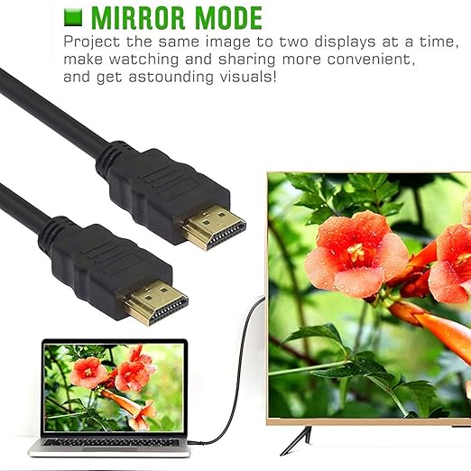 MAXICOM JusCliq 4K Hi- Speed HDMI Cable Full HD. 1.5 Meter for TV, Computer, Laptop, Projector, Satellite TV Box - Black - Image 4