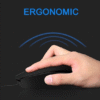 HP M10 Wired USB Mouse with 3 Buttons High Definition 1000DPI Optical Tracking and Ambidextrous Design - Image 3