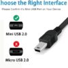 Aarivtech 5 Pin Mini USB Cable USB 2.0 Type A to Mini B Cable - Image 7
