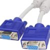 VGA Splitter Monitor Cable 1 Male to 2 Female Adapter Converter VGA Video Y Cable Cord for Screen Duplication (Blue) - Image 3