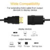 HDMI 1.5mtr Male to Female Extension Cable With  High Speed Gold Plated - Image 3