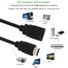 HDMI Male to Female Extension Cable for fire tv Stick, Laptop/PC, LCD/LED TV, Xbox, PS3/PS4- Color(20cm) - Image 2