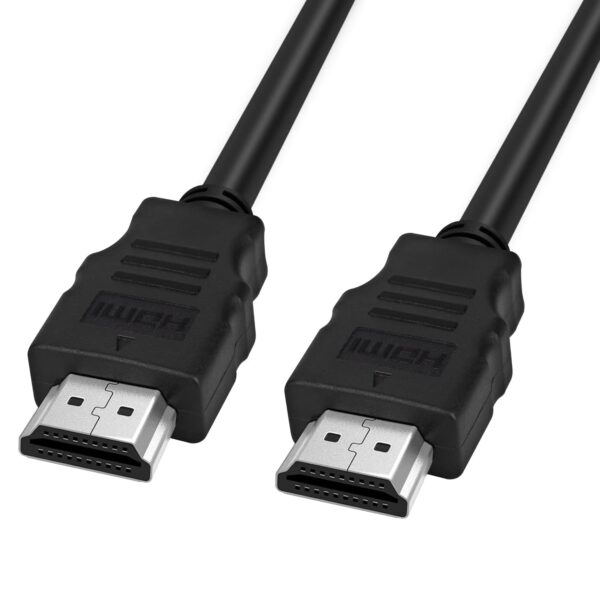 1.5 Meter High-Speed HDMI Cable with Ethernet – 4K Support, 10.2 Gbps, Compatible with Laptop, Computer, UHD TV, Monitor, Xbox 360, PS4, PS5, Gaming Consoles, Black