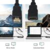 HDMI 1.5mtr Male to Female Extension Cable With  High Speed Gold Plated - Image 4