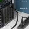 Computer Male to Female Extension Cord (1.5Mtr ), 18AWG 10A for Computer, Printer, SMPS, Monitor, Server, Display - Image 5