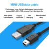 Aarivtech 5 Pin Mini USB Cable USB 2.0 Type A to Mini B Cable - Image 4