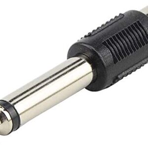 6.3mm (1/4 inch) Mono Male to RCA Connector Female Jack Connector Splitter
