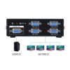 1Goal 4 Port VGA Splitter Sharing Switch Box - 4 PC to 1 Monitor and Speaker System - Image 3