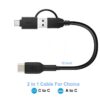 2.5 inch Sata HDD / SSD Hard Drive Enclosure USB 3.1 with Type C OTG Cable Internal Hard Disk Drive Case for External Portable Transparent Casing Computer Laptop (2.5- USB 3.1) - Image 3