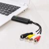 Capture Card, USB Video Capture Card Device, Audio Video Converter Grabber for RCA to USB-Convert VHS Mini DV VCR Hi8 DVD to Digital, for PC TV Tape Player Camcorder - Image 5