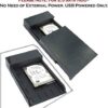 in1 USB 3.0 External Hard Drive Casing for 3.5" Sata Hard Drives Dual 2.5 inch and 3.5 inch HDD Enclosure (Black) - Image 6