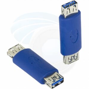 USB 3.0 Type A External Female to Female Joint Connector Adapter Blue - USB 3.0
