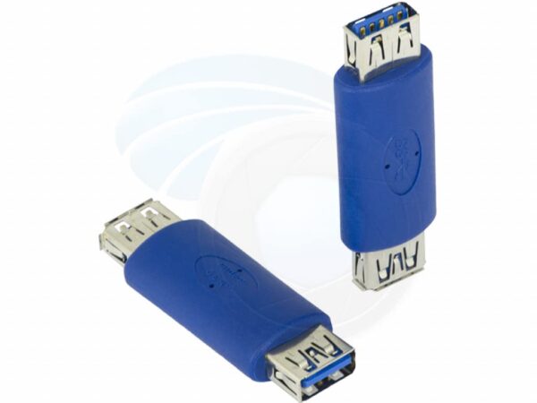 USB 3.0 Type A External Female to Female Joint Connector Adapter Blue - USB 3.0