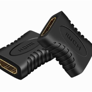HDMI to HDMI Joiner Coupler Gender Changer - Hdmi Female to Female Jointer Coupler Extender Connector Extension Inline Coupler - Gold CONNECTORS