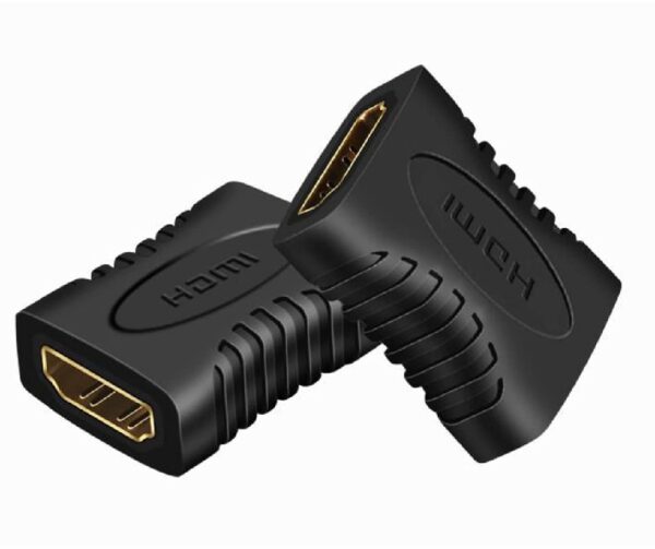 HDMI to HDMI Joiner Coupler Gender Changer - Hdmi Female to Female Jointer Coupler Extender Connector Extension Inline Coupler - Gold CONNECTORS