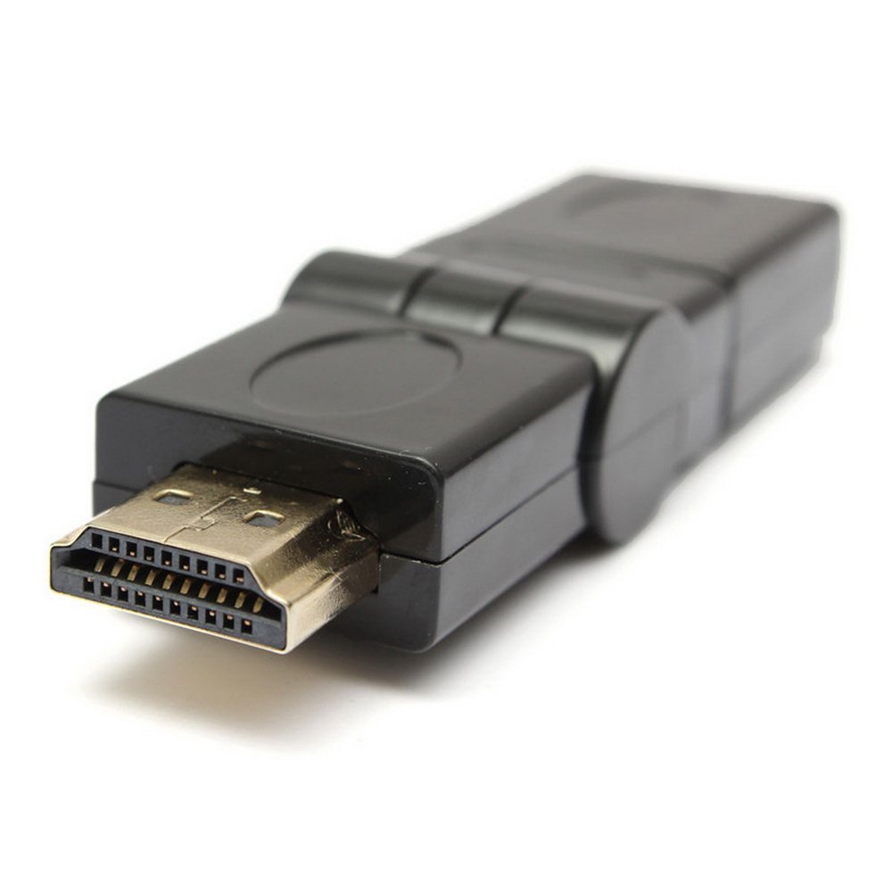HDMI Male to Female Adapter Angle Convertor 360 Degree Swivel Rotating - Image 4