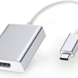 USB C to HDMI Adapter, Aluminum Portable USB C Adapter, Supports 4K 60Hz, for MacBook Pro, MacBook Air, Pixelbook, XPS, Galaxy, and More