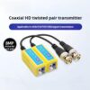 Video Balun, 4K Passive HD BNC Video Balun Transceiver Transmitter Via Rj45 Cable AHD/TVI/CVI/CVBS for Full HD CCTV DVR Security Surveillance Camera System - Image 2