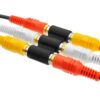 3-RCA Female to Female Audio Video Coupler Adapter Extender Jointer - Image 3