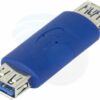 USB 3.0 Type A External Female to Female Joint Connector Adapter Blue - USB 3.0 - Image 2