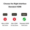 HDMI to HDMI Joiner Coupler Gender Changer - Hdmi Female to Female Jointer Coupler Extender Connector Extension Inline Coupler - Gold CONNECTORS - Image 4
