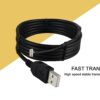 USB 2.0 morpho cable, morpho device cable for Mso 1300 E/E2/E3 Biometric Finger Print Scanner morpho USB cable (USB 2.0),Black - Image 5