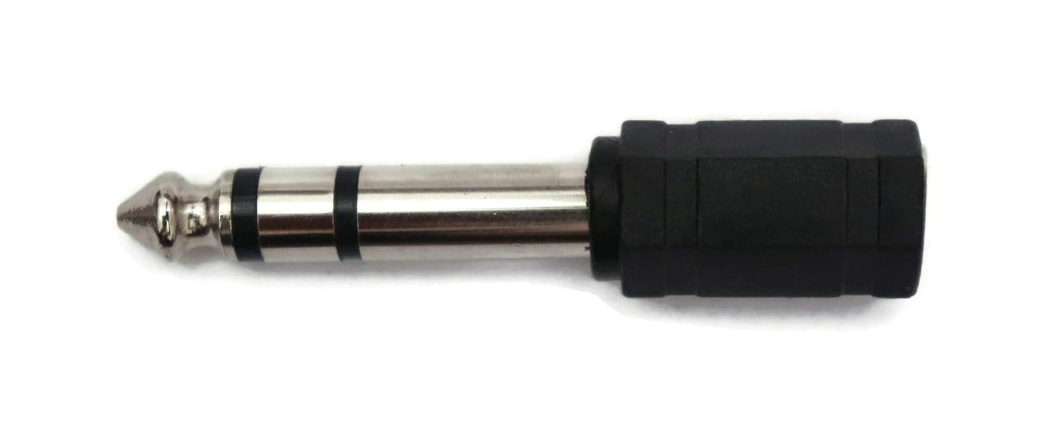 6.35mm Male to 6.35mm DUAL Female Stereo Headphone Audio Connector - Image 3