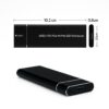 10Gbps SSD Enclosure | M.2 NVMe Enclosure USB 3.1 Type-C | Aluminum External Enclosure for 2230/2242/2260/2280 M & B+M Key SSD – Tool-Free Portable Adapter for Laptop, PC, Android - Image 4