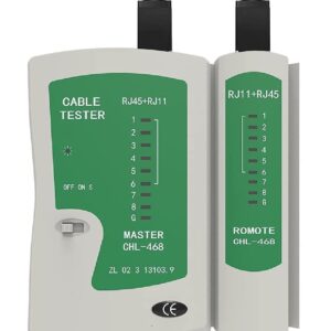 RJ45 and RJ11 Network Cable Tester with led lits Indicators RJ12 CAT5 CAT 6 UTP Network Ethernet Cable Tester Test Tool, Telephone Line Detector Tracker