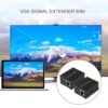 VGA Extender to LAN Ethernet Adapter Amplifier VGA Extender Over RJ45 LAN Cable Up to 60 Meter (BLACK) - Image 5