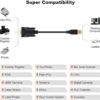 USB to RS232 Adapter with PL2303 Chipset, 6.6ft USB 2.0 Male to RS232 Female DB9 Serial Converter Cable for Cashier Register, Modem, Scanner, Digital Cameras, CNC,Black - Image 3