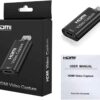 Video HDMI Capture Card, Tobo 1080P 4K HDMI to USB 2.0 Cam Link Audio Capture Card Device Record to DSLR Camcorder Action Cam, Live Streaming, Teaching, Video Conference-(TD-813HVC-002) - Image 2