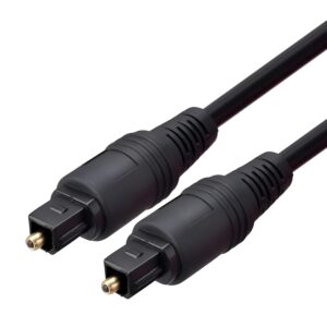 1.5mtr Optical Cable for Soundbar Audio Digital Optical Fiber  For Support Dolby Digital Plus with 8 Channel (7.1) Audio, Smart TV, AV Receivers, Home Theater, PS4