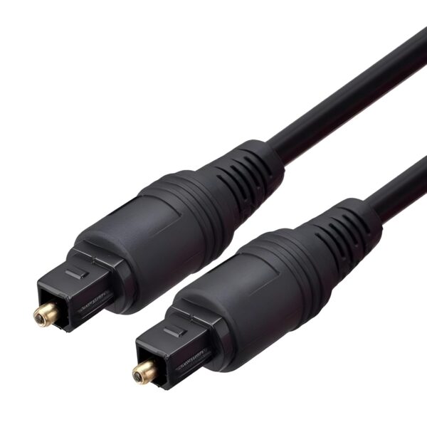 1.5mtr Optical Cable for Soundbar Audio Digital Optical Fiber  For Support Dolby Digital Plus with 8 Channel (7.1) Audio, Smart TV, AV Receivers, Home Theater, PS4