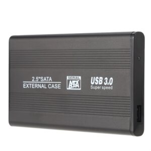 USB 3.0 HDD SSD SATA External Portable Superspeed Aluminum 2.5" Hard Drive Disk Box Enclosure Case up to 1TB