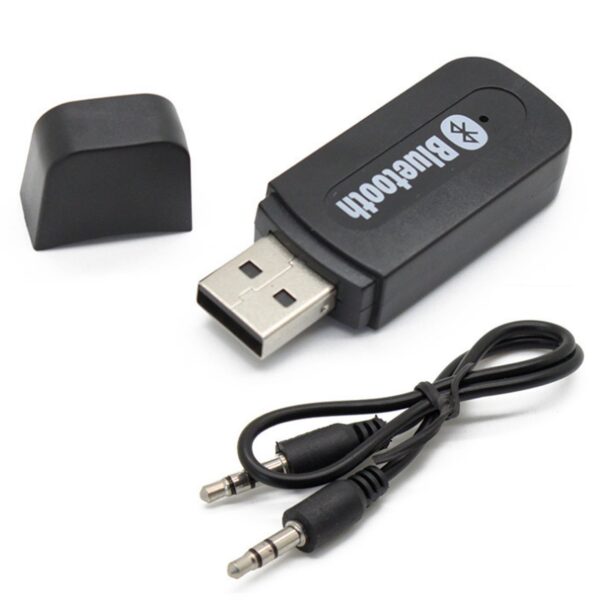 3.5mm Car Wireless Bluetooth Aux Audio Stereo Music Receiver Adapter Mic for PC USB Mp3 Speaker Car