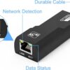 Ethernet Adapter, USB 3.0 to RJ45 Gigabit LAN Adapter 10/100/1000Mbps USB Network Adapter for Windows 10/8.1/8/7/XP/Vita, EPL-770UG (Pack of 1), Black - Image 5