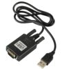 USB to RS232 Serial Cable Converter Adapter l Db9/9Pin Rs-232 Male Serial Extension Cable I Plug and Play, Supports Windows & Mac, Includes Driver CD (Black) - Image 3