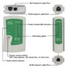 RJ45 and RJ11 Network Cable Tester with led lits Indicators RJ12 CAT5 CAT 6 UTP Network Ethernet Cable Tester Test Tool, Telephone Line Detector Tracker - Image 2