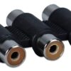 3-RCA Female to Female Audio Video Coupler Adapter Extender Jointer - Image 4