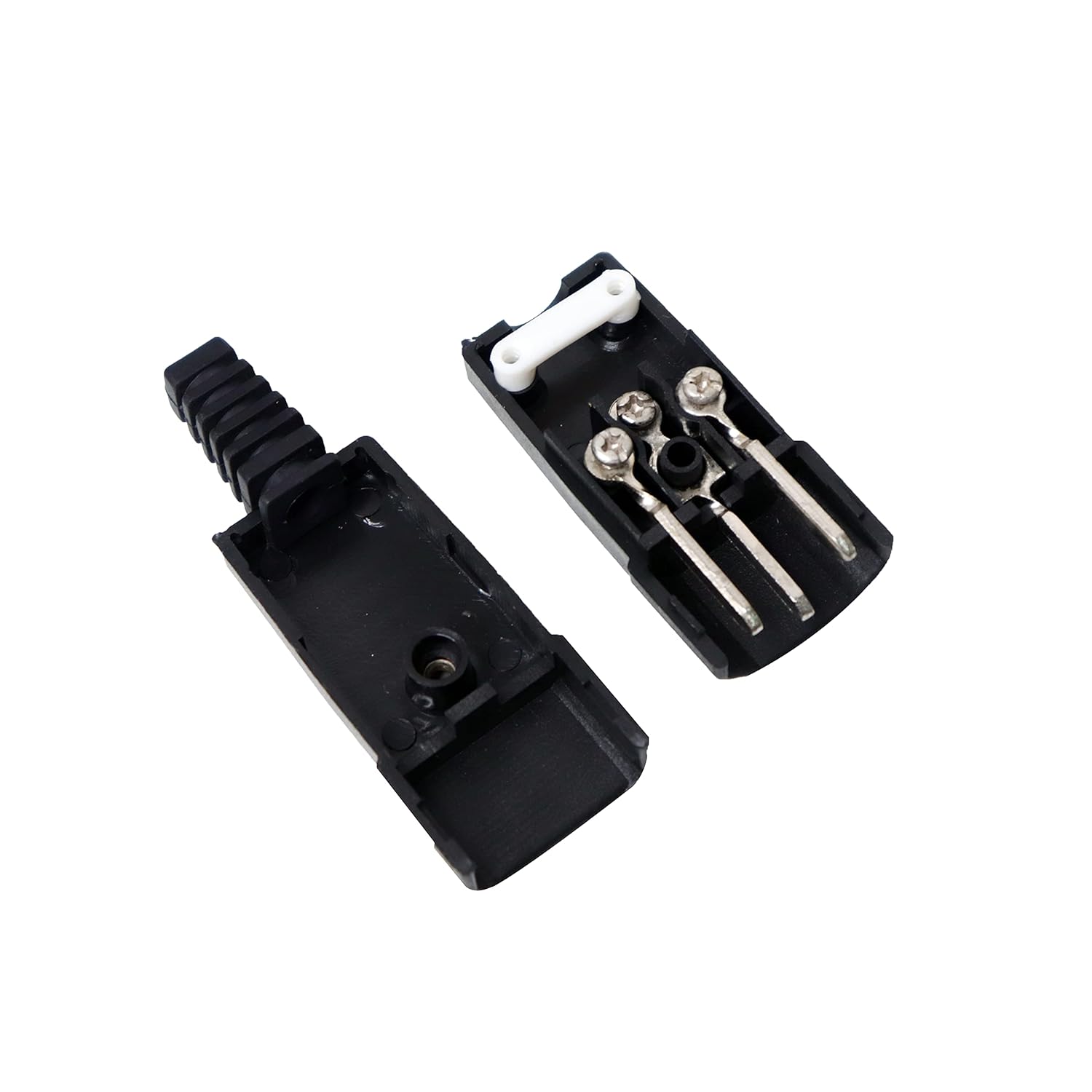 IEC320 C14 Male + C13 Female Inline Adapter Plug Power Socket Connectors 3 Pins Terminals Panel Mount,AC 250V 10A - Image 4