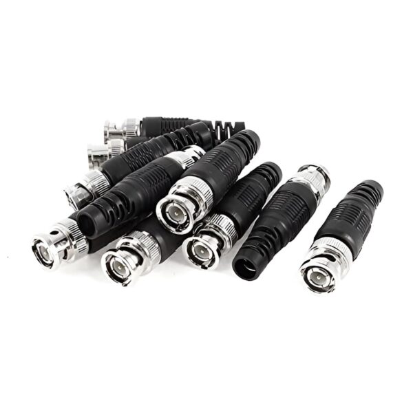 BNC connector Video Power Pre-Made All-in-One Video Security 3+1 Complete Copper CCTV Cable connector with 2 Solid Open End CCTV BNC Connectors for CCTV DVR Surveillance System
