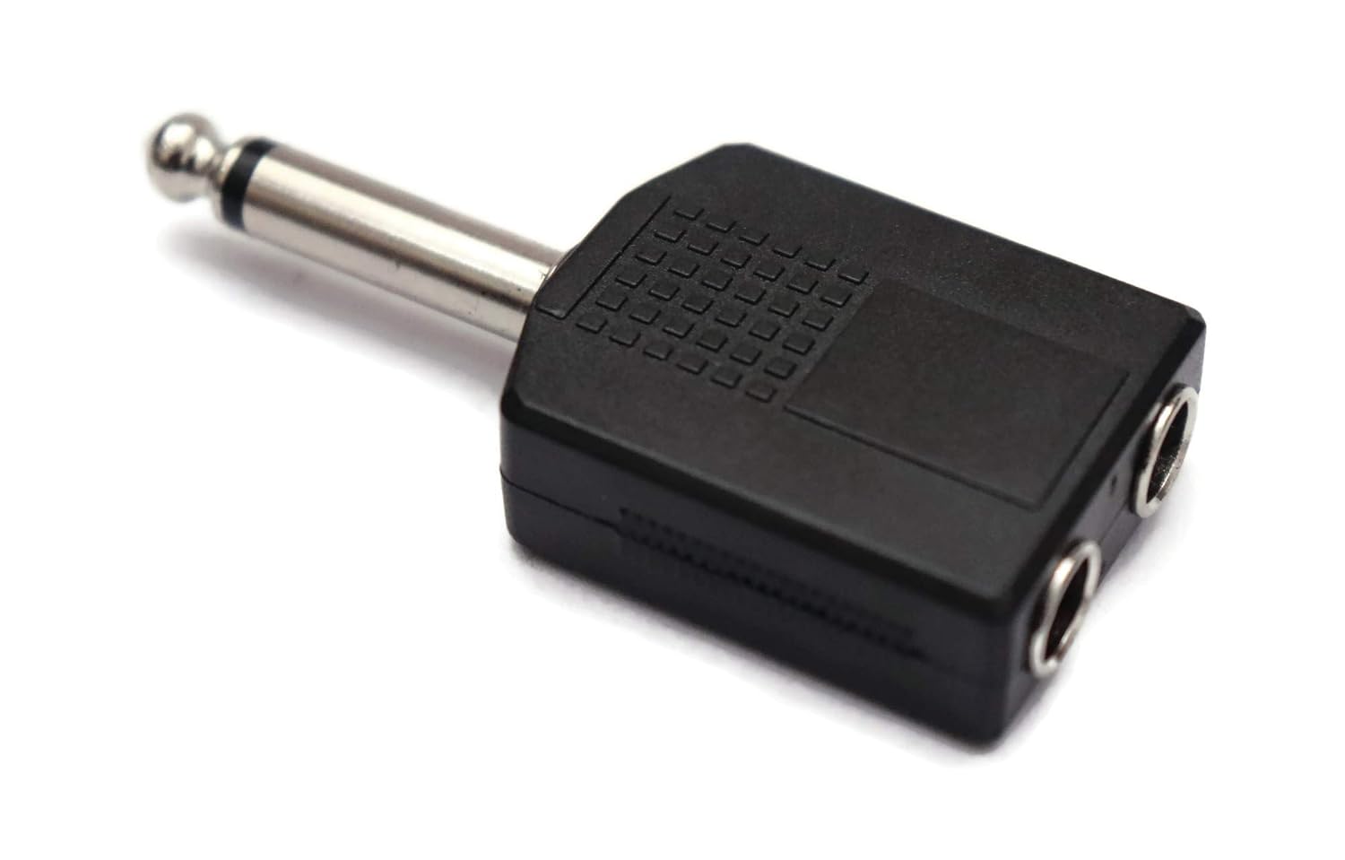 6.3MM MALE TO 2 X 6.3MM FEMALE 6.35mm Male to 6.35mm DUAL Female Stereo Headphone Auxiliary Audio Connector