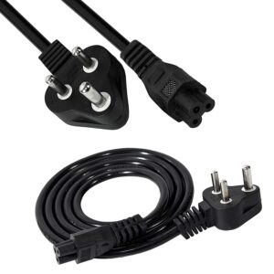 1.5M Black 3 Pin Laptop Power Cable 18AWG Universal Replacement for Charger Adapter Power Cord for Laptop