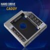 12.7mm Hard Drive Caddy – 2.5” to 3.5” SSD/HDD Converter for Laptop & Desktop Mounting Kit for Easy Installation, Durable Design - Image 2