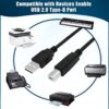 1.5 Meter USB Printer Cable, USB A to Male To USB B 2.0 Cable Cord Compatible with Printers, Scanner For Brother Dell, HP, Epson, Canon, Xerox, Samsung, Epson - Image 5