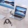 4K 60Hz HDMI Male to DisplayPort Male/Female Adapter Cable with USB Power for TV l for Desktop/Laptop - Image 4