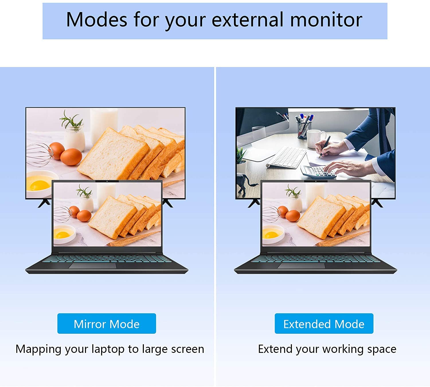 Mini DisplayPort to HDMI DVI VGA Cable, 3 in 1 Mini DP (Thunderbolt Port Compatible) to HDMI DVI VGA TV AV HDTV Adapter Converter - Image 3