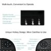 Mini Bluetooth Keyboard with Touchpad, Backlit, Rechargeable Wireless Keyboard for PC, Android, iOS, Windows, Laptop, HTPC, Gaming, Portable & Compact - Image 5