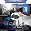 1x4 HDMI Splitter, 1 in 4 Out HDMI Splitter Audio Video Distributor Box Support 3D & 4K x 2K Compatible for HDTV, STB, DVD, PS3, Projector Etc - Image 2